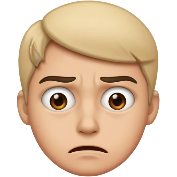 Disgusted face  emoji
