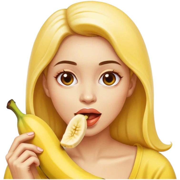 Your mom eating a banana  emoji