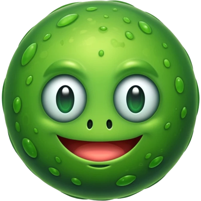 green germ  emoji