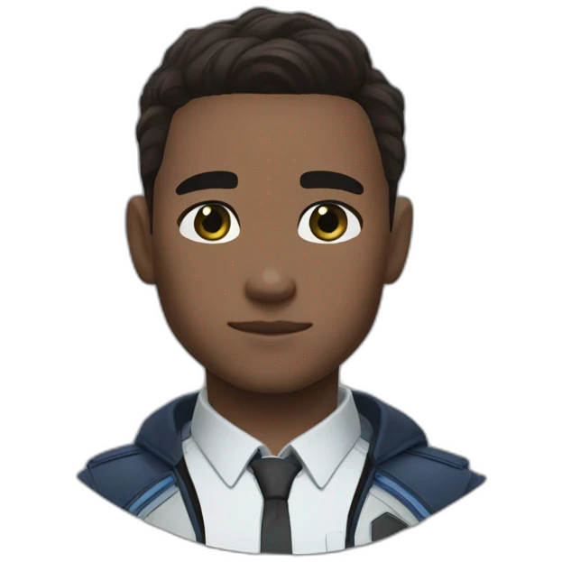 Connor from detroit become human emoji