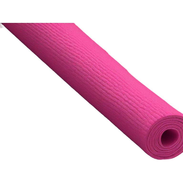Pink Yoga mat  emoji