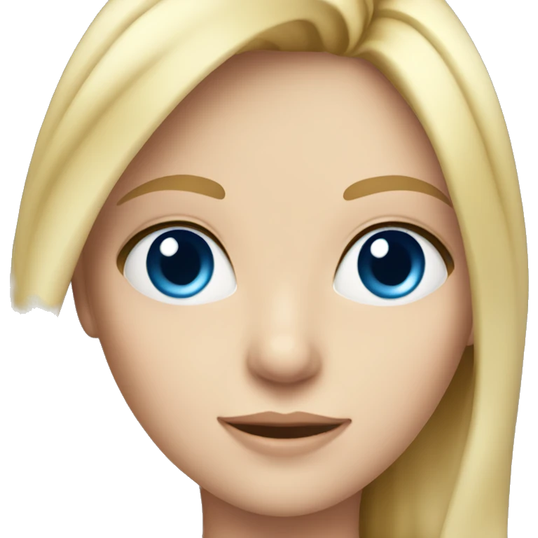 Formula one blonde girl with blue eyes  emoji