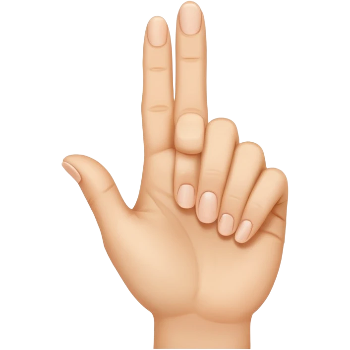 finger saying no emoji