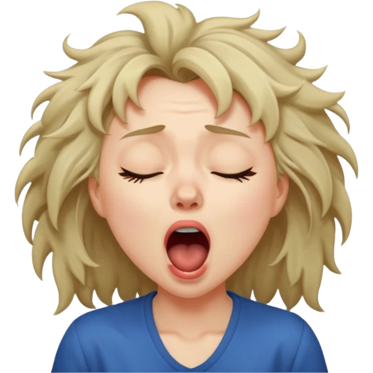yawning woman emoji