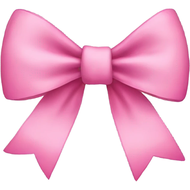 A pink bow emoji