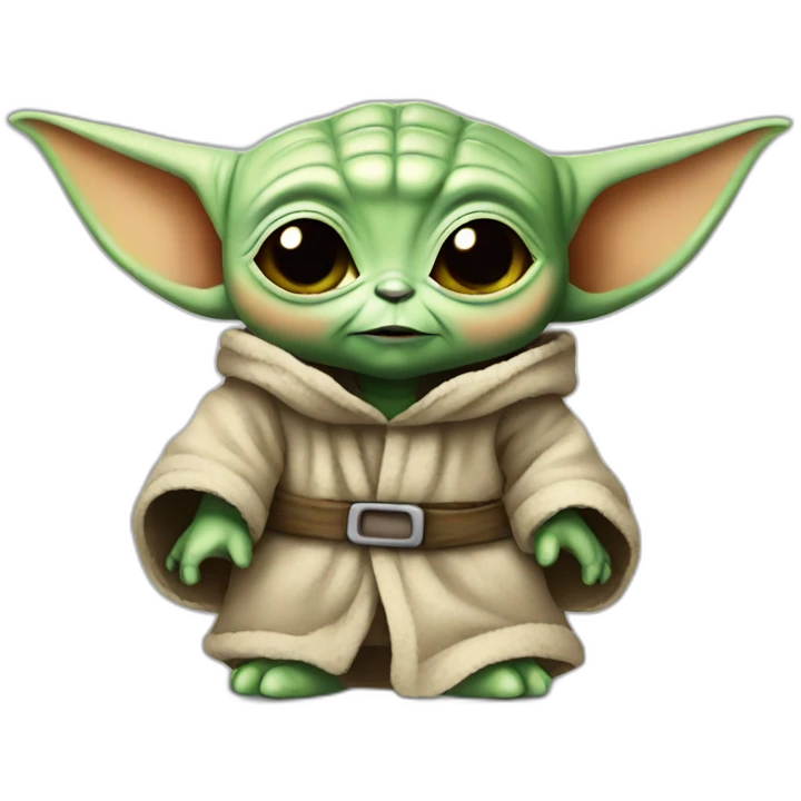 baby yoda cartoon emoji