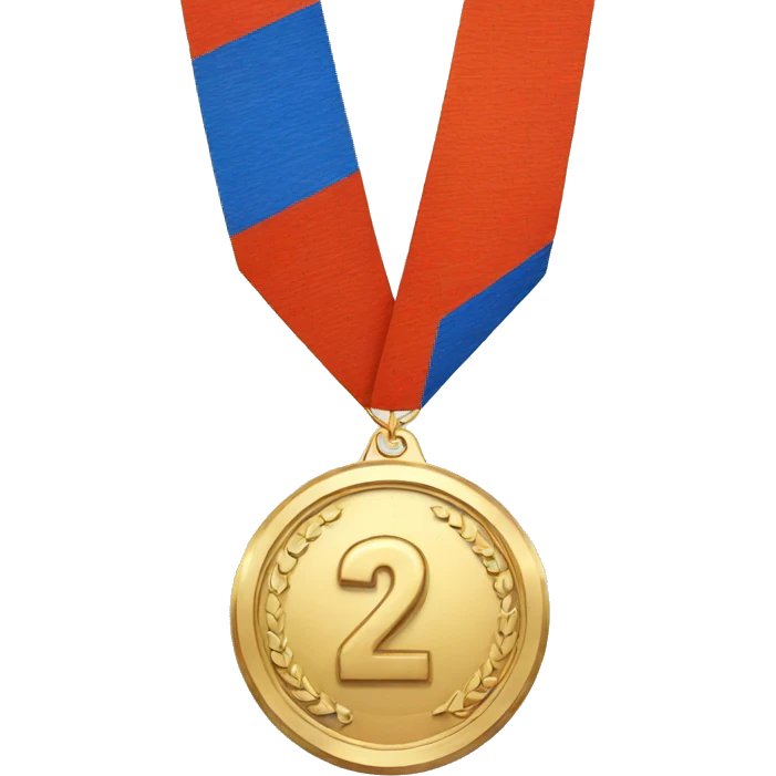 number one medal emoji