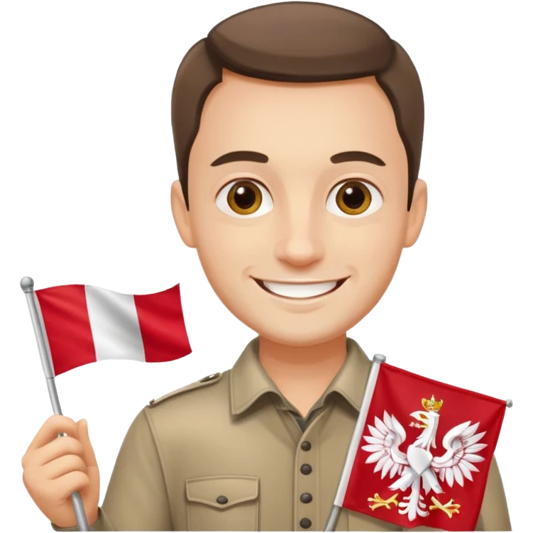 polish man with flag emoji