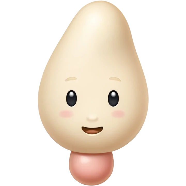 human penis and testicles long and thick light white skin emoji