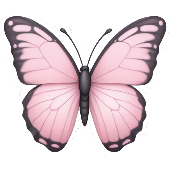 Pastel Pink butterfly emoji