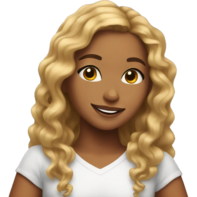 girl thanking beyoncé  emoji