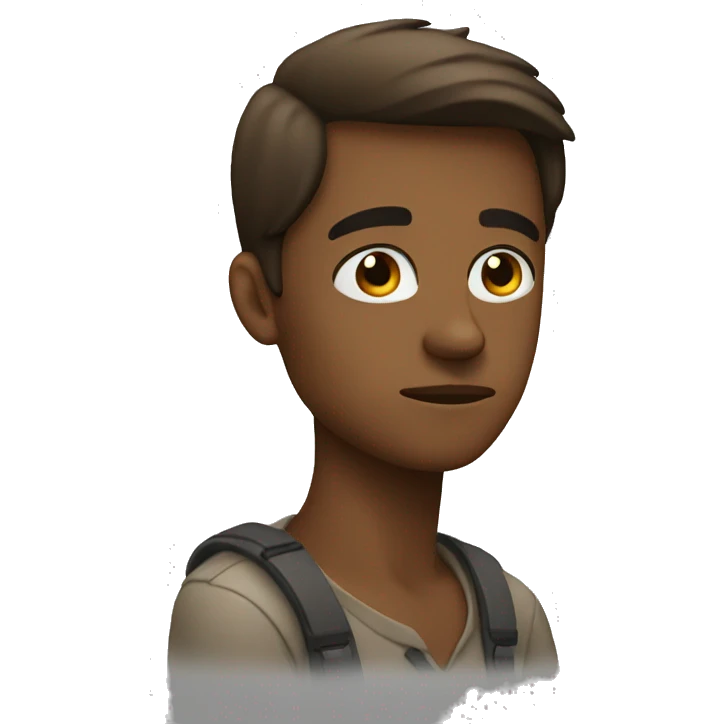  in thought pose emoji