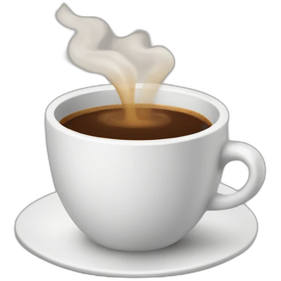 steamy coffee emoji