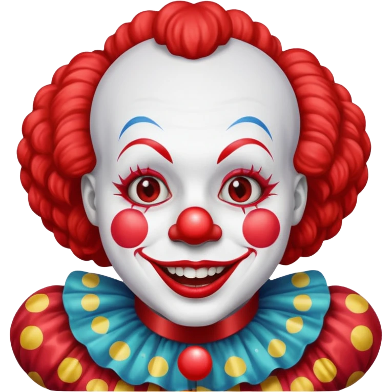 red glitter clown retarded emoji
