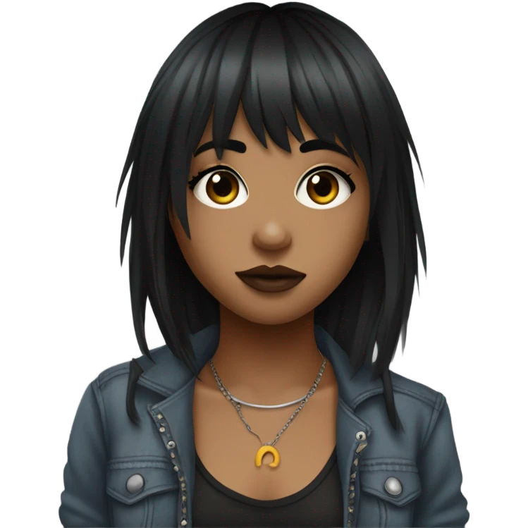 Emo girl emoji