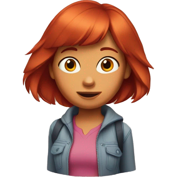 Dora with redhair emoji