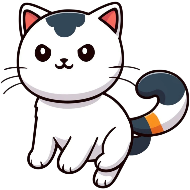 flying cat emoji