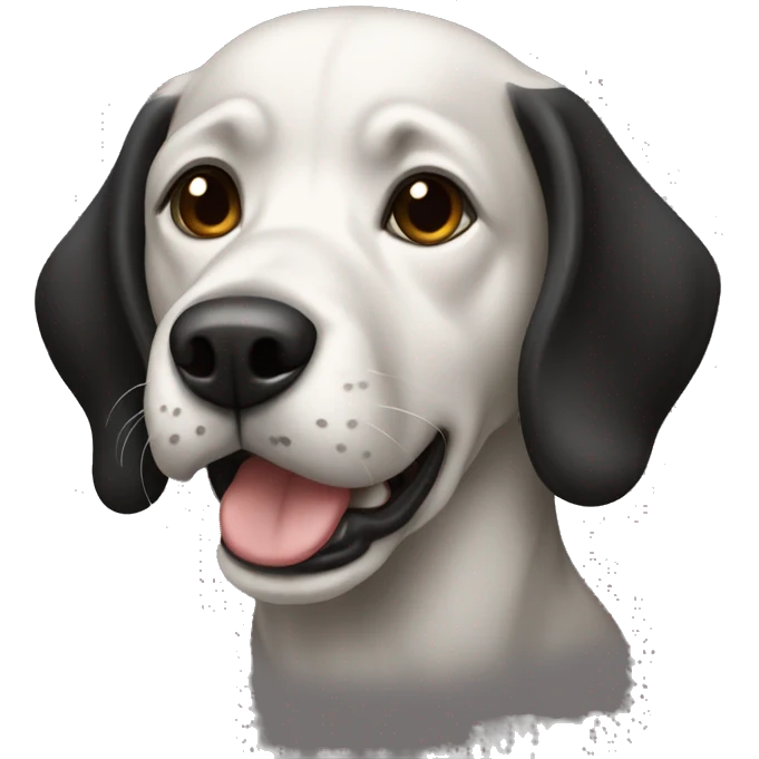 Perro negro  emoji