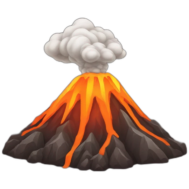 volcano emoji