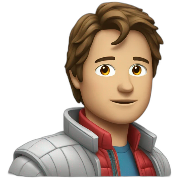 Marty McFly emoji