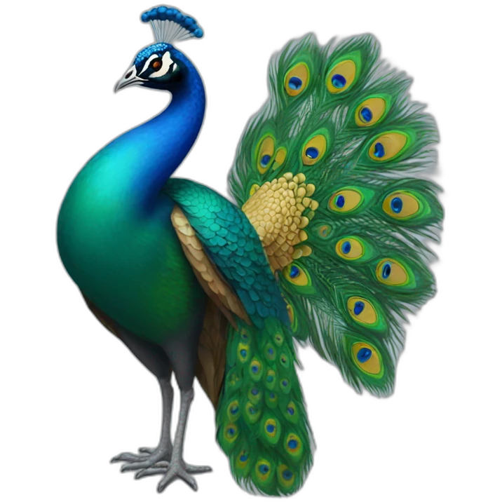 Peacock  emoji