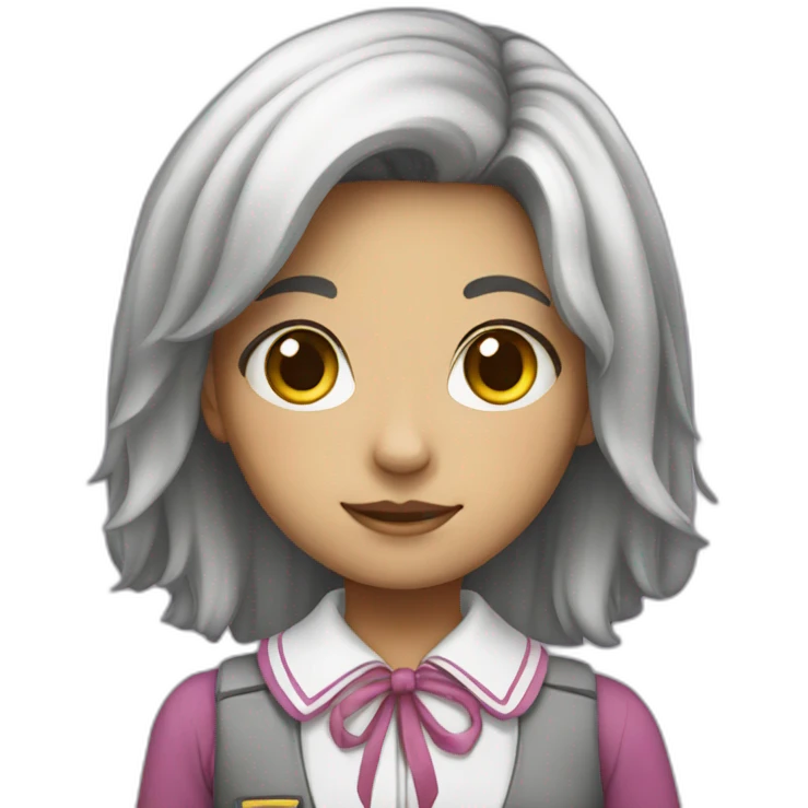 Schoolgirl custume emoji