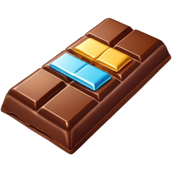 Chocolate bar multy colors emoji