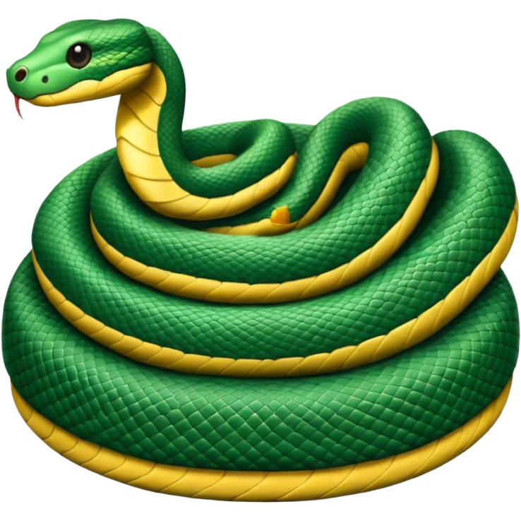 Snake on cushion  emoji