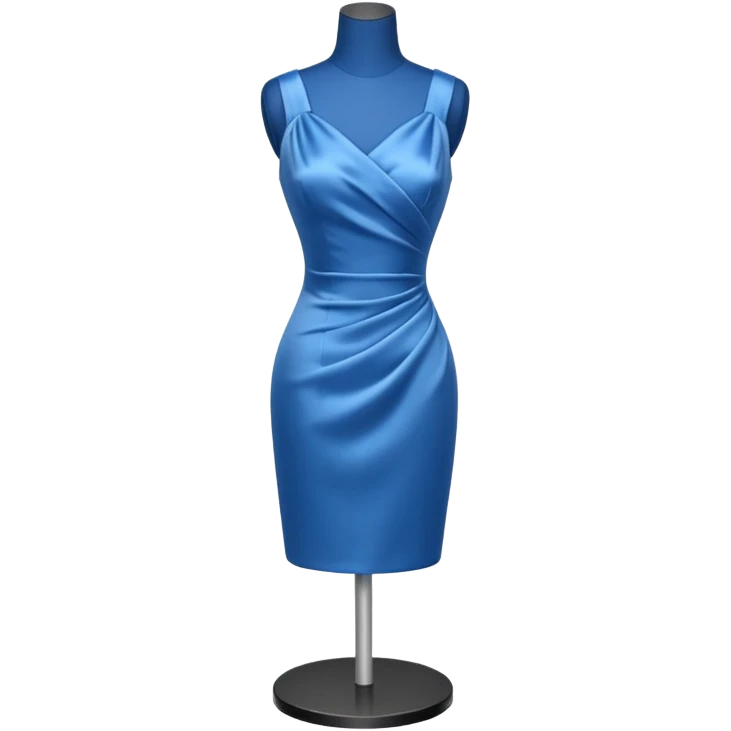 dress mannequin with tinyblue dress emoji