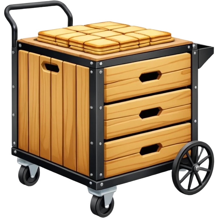 diy wood cube pancake cart plans for dewalt compressor wooden cube emoji