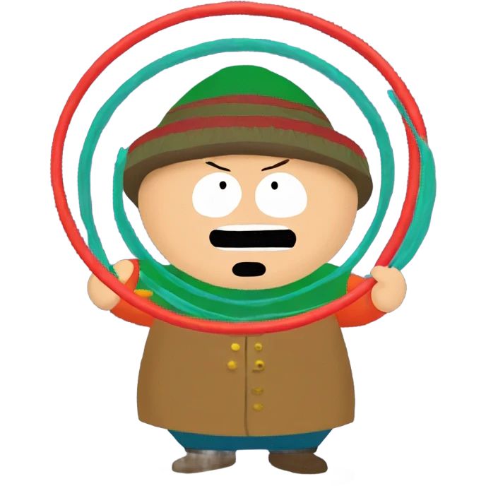 Cartman hula hoopin emoji