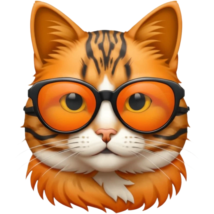 Cat wearing sunglasses emoji
