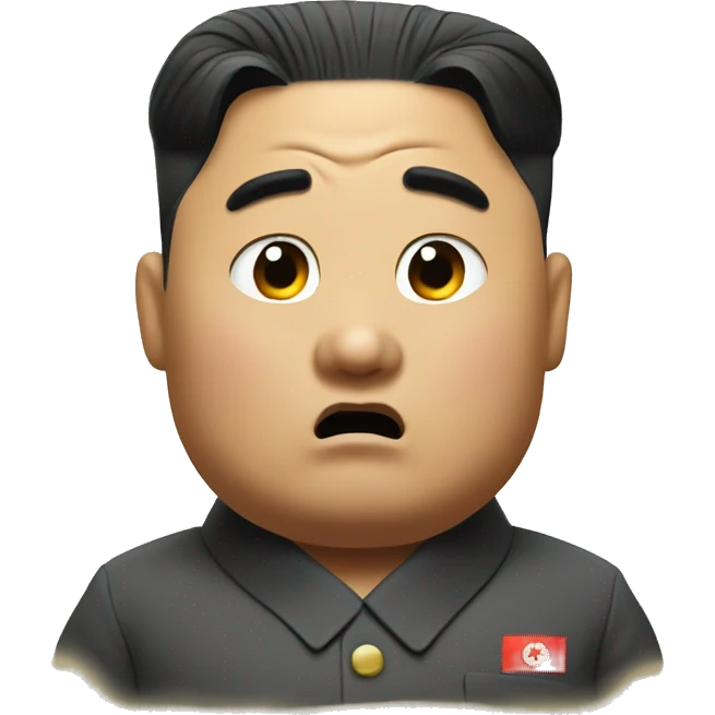 Kim Jong Un Shrugging emoji