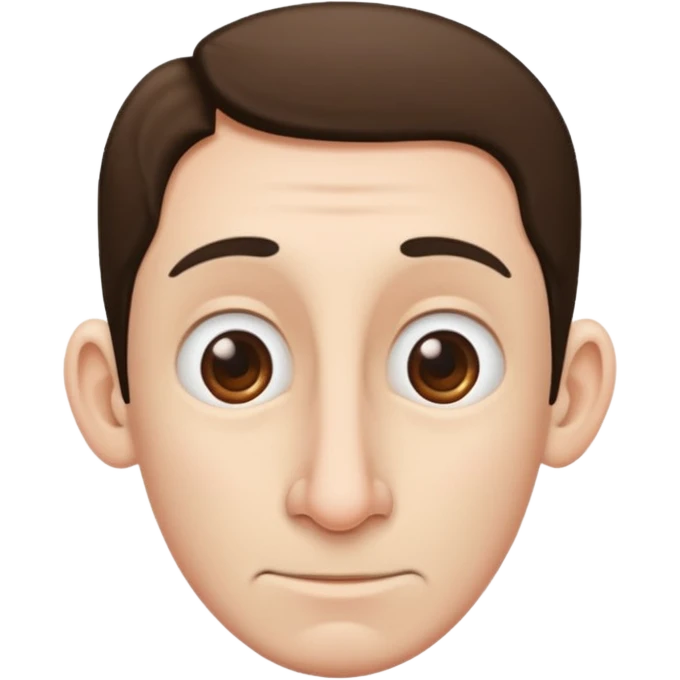 big nose, simple emoji