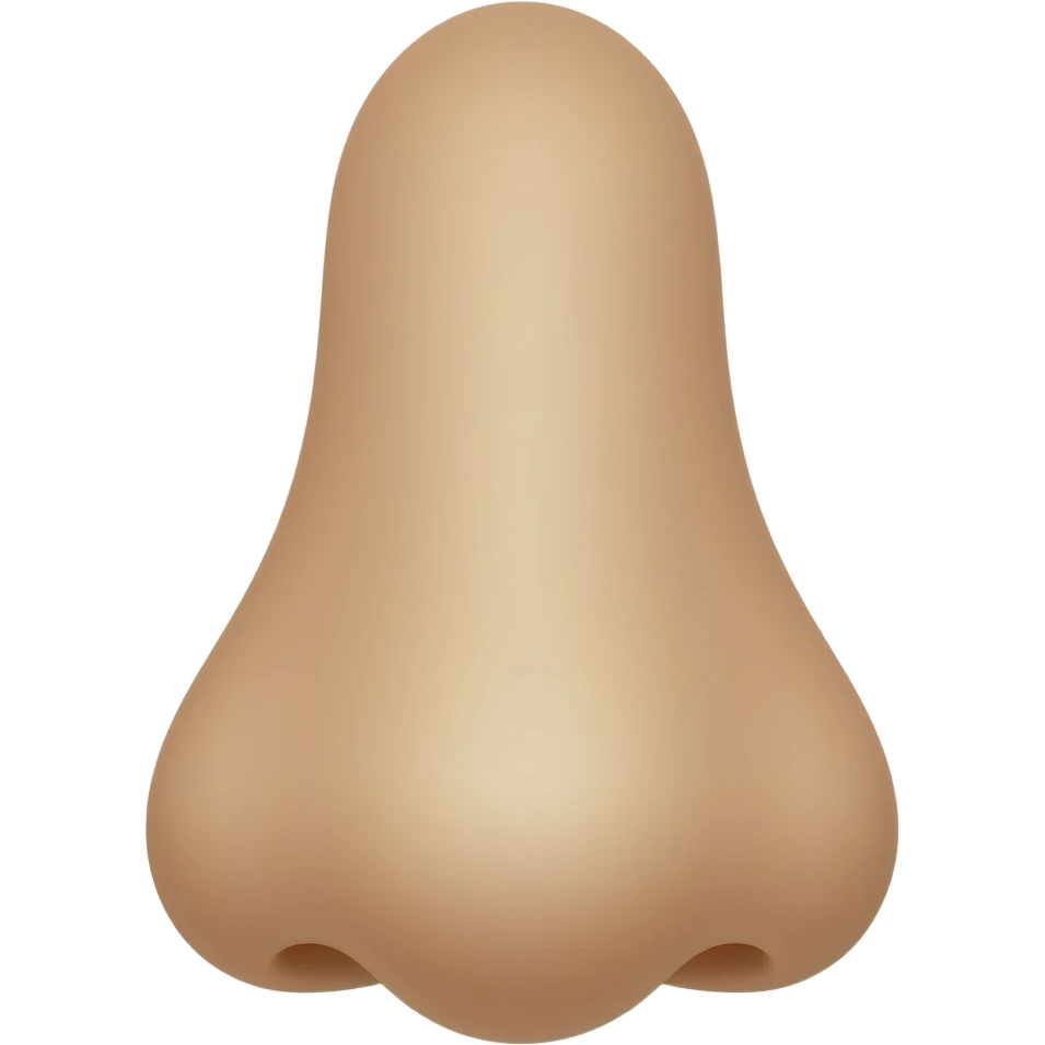 A nose emoji