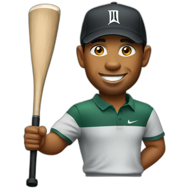 Tiger Woods emoji