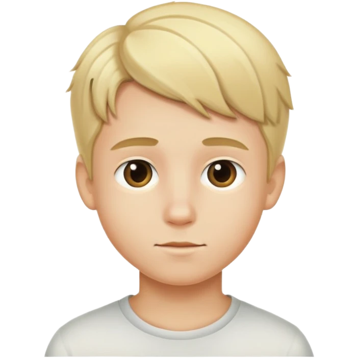 Blonde boy emoji