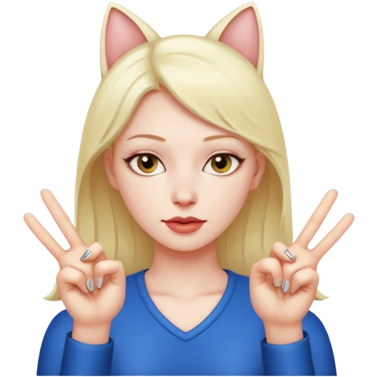 2 fingers in a pussy emoji