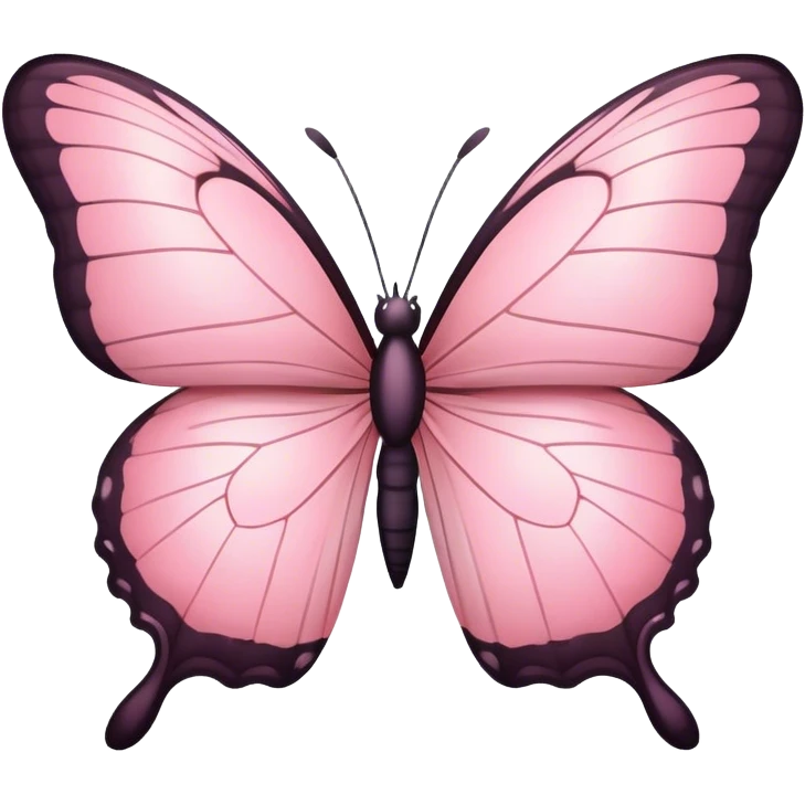  light pink butterfly emoji