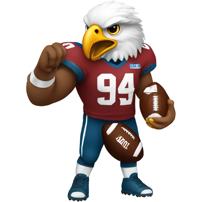 Eagle at the Super Bowl  emoji