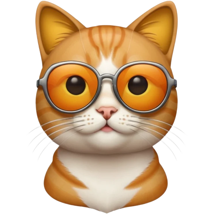 Cat wearing sunglasses emoji
