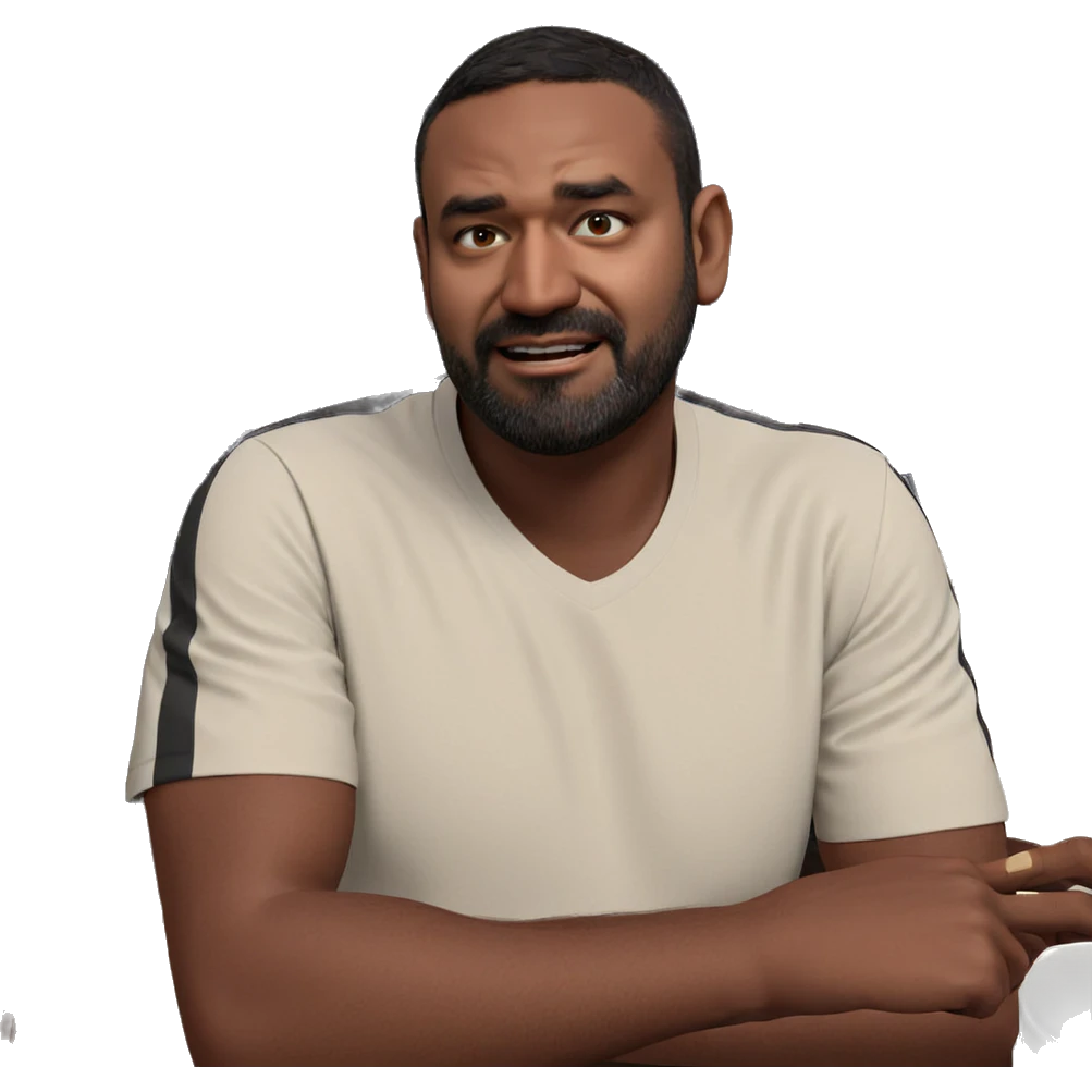 meme of dark-skinned male emoji