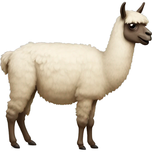Llama farting emoji