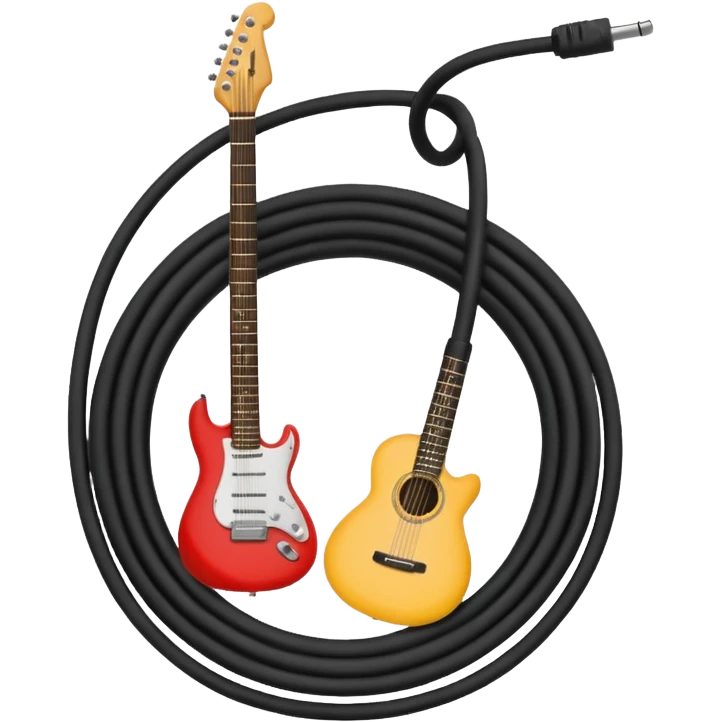 guitar cable emoji