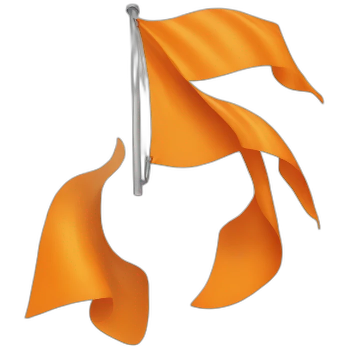 Orange flag emoji