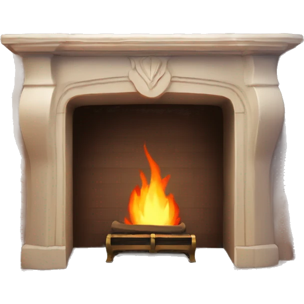 Aesthetic fireplace emoji