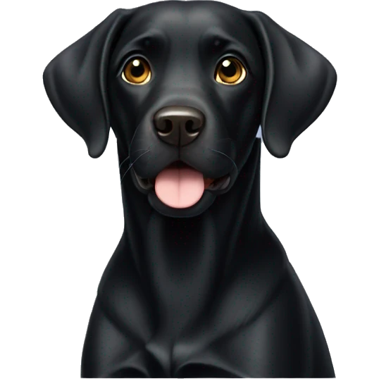 black labrador retriever emoji