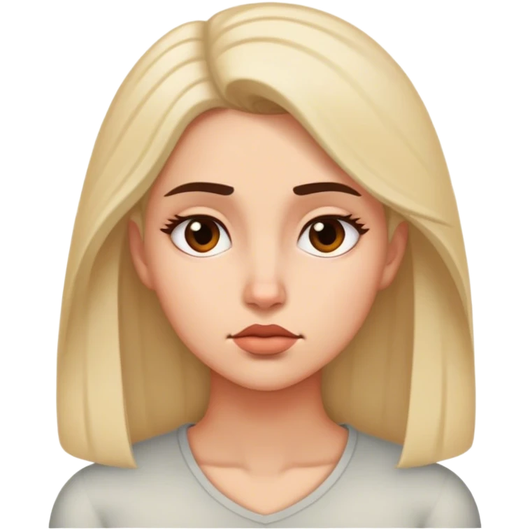 woman with thinking emoji