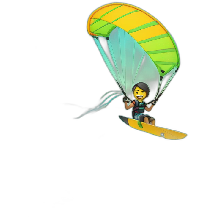 Kitesurfing emoji