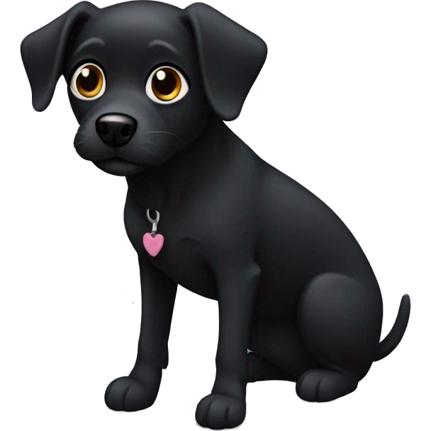 little black dog like a markiesje emoji